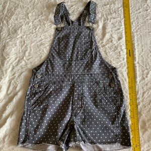 American Eagle Outfitters Polka Dot Overalls | XXS